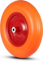 Kruiwagen wiel - Rubber - Oranje