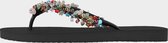 Uzurii Colorful Fabulous dames slippers, Black, maat: 41/42