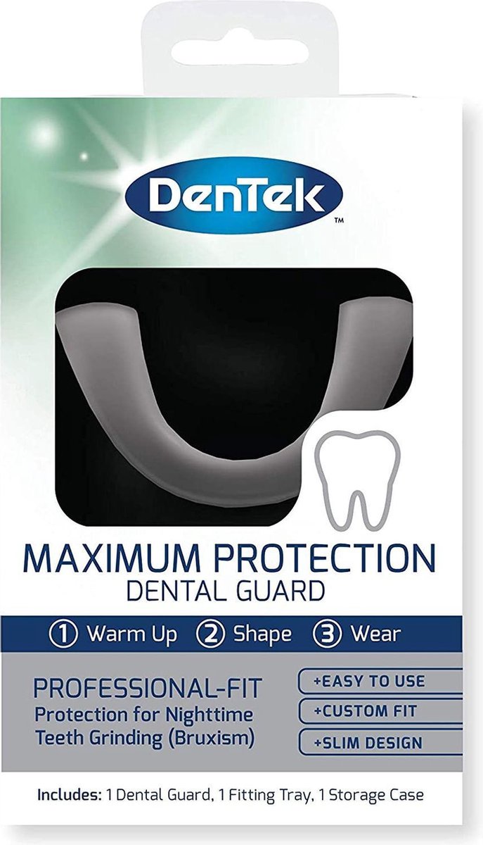 Dentek Maximum Protection Tandenknars bitje - Size Fits All | bol.com