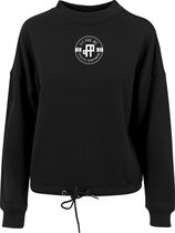 FitProWear  Hoodie Dames - Zwart  - Maat XS - Dames  - Oversized pasvorm - Sporttrui - Sweater - Hoodie - Katoen / Polyester - Trui Capuchon - Sportkleding  - Casual kleding