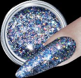 Hollywood Nails - Gel Nagels - Bouwgel - Glitter UV Gel – 3D Glitter UV Gel Moonlight 315 -  5ml - 1 stuk