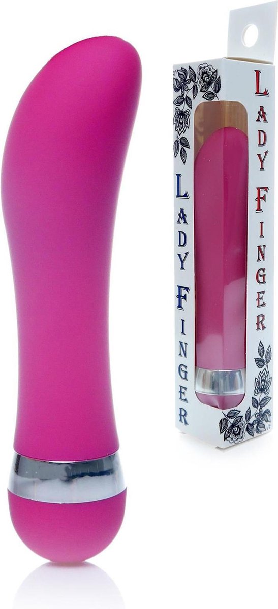 Goedkoopste Bossoftoys - Mini Wand Vibrator - Lady Finger 02 - 10,5 Cm - Dia 2-2,5 Cm - Pink - 26-00061 - Window Colourbox