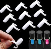 DW4Trading® Nagellak color pops rings display 10 stuks