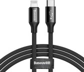 Baseus USB-C to USB Lightning kabel - 2M - Black