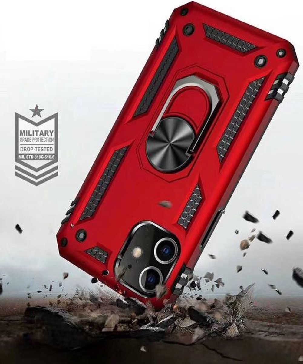 ZKl Telecom Telefoonhoesje - Back Cover - Geschikt Voor Apple IPhone 11 - Rood