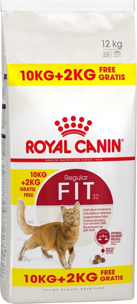 Royal Canin Fit 32 - Kattenvoer - 10+2 kg Bonusbag - Royal Canin
