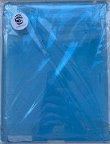 Transparante iPad 3 & 4 back cover geschikt voor smart cover blauw