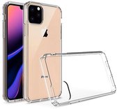 Backcover geschikt voor iPhone 11 - Anti Schok - Transparant