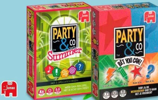 DUO-PACK - Party & Co Summer en Party & Co Bet You Can - Gezelschapsspel -  Kaarten -... | bol.com