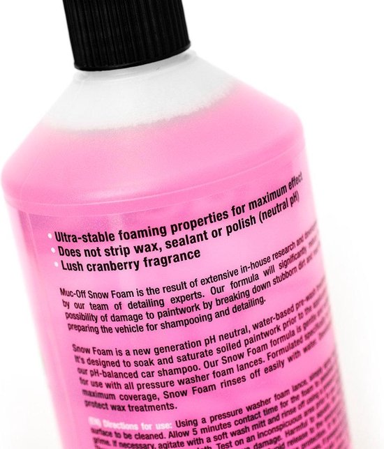 Muc-Off Snow Foam Auto Motor Fiets Poetsmiddel 1 Liter - 708 van Muc-Off — afbeelding 2