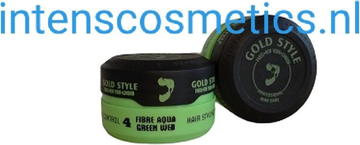 Gold Style Fibre Aqua Green Web Pomade Styling Wax 4 -150 ml: