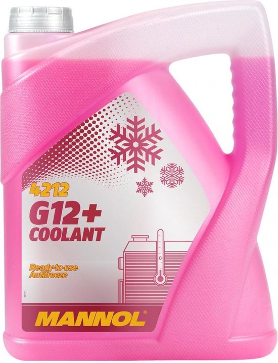 Mannol G12+ Coolant Ready to us Antifreeze Koelvloeistof 5liter