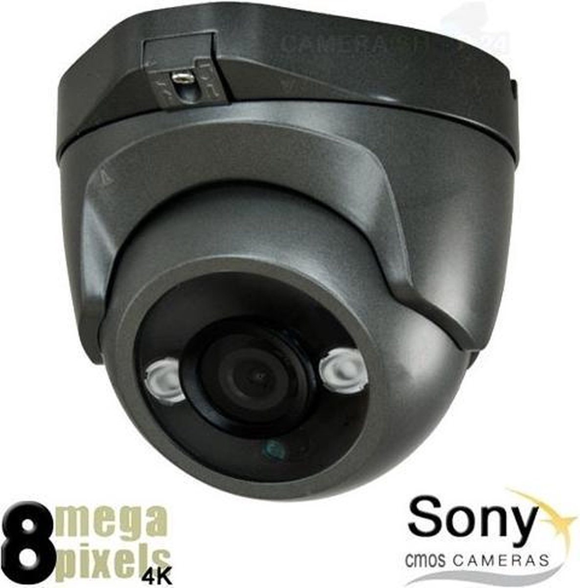 Beveiligingscamera - 8 megapixel 4K - 4in1 Camera - 30m Nachtzicht - 3.6mm lens - Uitmuntende Camerabeelden - Sony Starvis Beeldsensor - Binnen & Buiten
