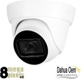 8 megapixel 4K 4in1 camera Dahua OEM 30m nachtzicht 2.8mm lens audio - hdcvd88