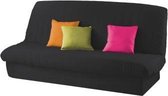 Livetti | Bank Hoes | Sofa Cover | Pad Cover | 120-140 / 185-200 cm | Zwart