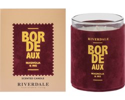 Riverdale - Eternity Geurkaars in pot Magnolia & Iris bordeaux 11cm - Rood