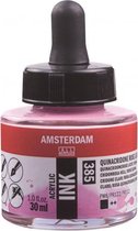 Amsterdam Acrylic Inkt Fles 30 ml Quinacridoneroze Licht 385