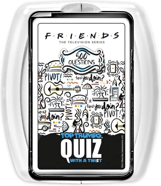 Thumbnail van een extra afbeelding van het spel Top Trumps Friends Quiz 500 Vragen - Engels