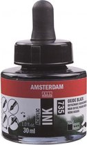 Amsterdam Acrylic Inkt Fles 30 ml Oxydzwart 735