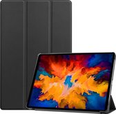 Tablet Hoes geschikt voor Lenovo Tab P11 Pro 11.5 inch - Tri-Fold Book Case - Cover met Auto/Wake Functie - Zwart