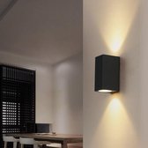 Wandlamp | 2022 model | Inclusief GU10 lampen | LED Wandlamp warm wit | Geschikt voor binnen en buiten | Waterdicht IP65| Wandlamp buiten | wandlantaarn