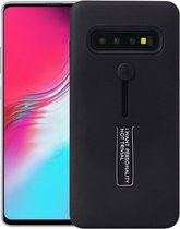 EmpX Telefoonhoesje - Back Cover - Geschikt Voor Samsung Galaxy S10 - Zwart