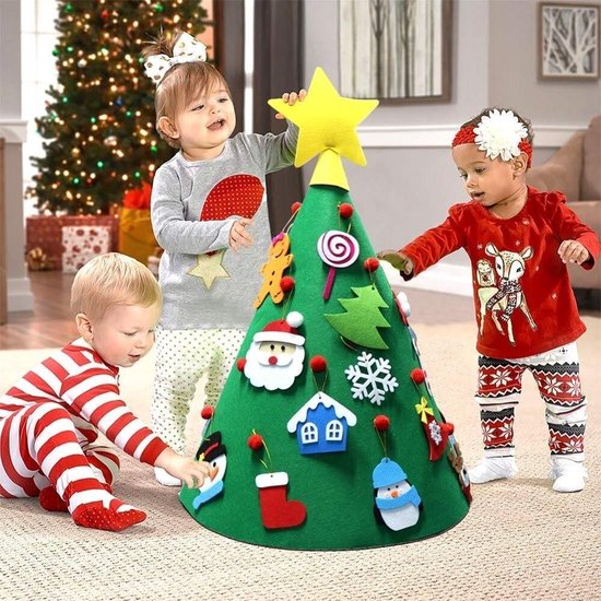 Kerstboom vilt - Grote variant - XL - Kerstboom kinderen - Kerstboom - Kerstboom  kind... | bol.com