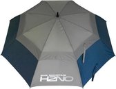 Sun Mountain H2NO Dual Canopy Golf Paraplu Navy Grijs