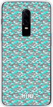 OnePlus 6 Hoesje Transparant TPU Case - Minecraft - Diamonds! #ffffff