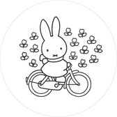 KEK Amsterdam behangcirkel kids nijntje op de fiets ø190