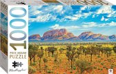 Puzzel - 1000 stukjes - Uluru-Kata Tjuta bergen-Australië  Hinkler