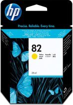 HP 82 - Inktcartridge / Geel (CH568A)