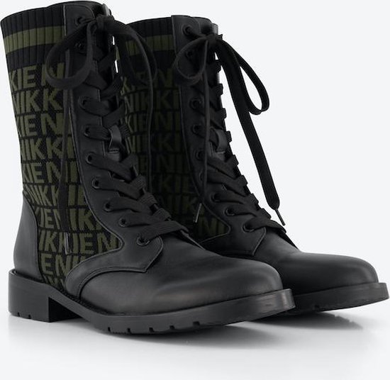 Nikkie Diora Jacquard Boots - Black - 37 | bol.com