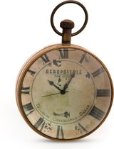 Authentic Models - Bureauhorloge "Eye of Time Clock, Library"  7.5 x 7.5 x 11.5cm