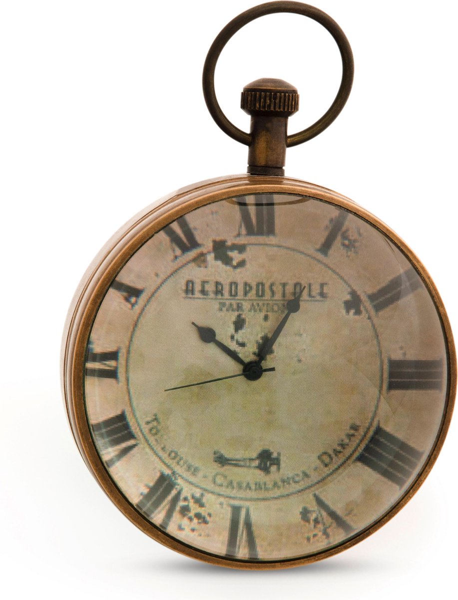Authentic Models - Bureauhorloge - Zakhorloge - Zakhorloge mannen - pocket watch - 7.5 x 7.5 x 11.5cm