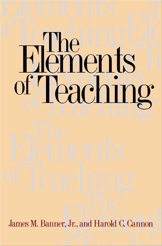 Elements of Teaching - cover