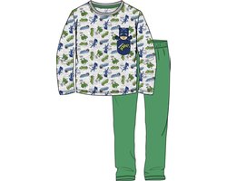 PJ Masks pyjama - grijs - groen - Maat 98 / 3 jaar