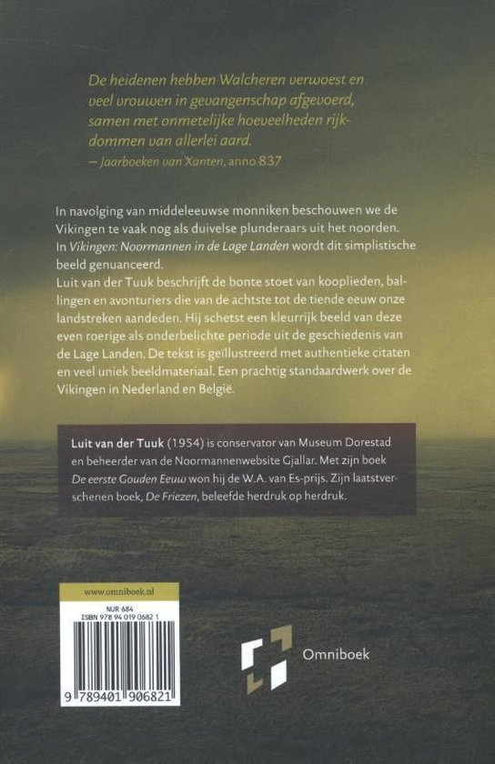 Boekcover met tekst over de heidenen, Walcheren, vrouwen, gevangenschap, rijke roomschen en jaarboeken van Xanten.