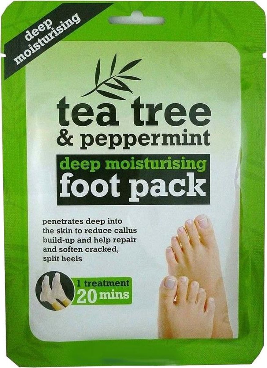 Tea Tree Foot Pack - 1 Paar- 1 behandeling