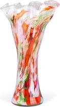 Vase Design Wave XXL Wave - Fidrio MIXED COLORS - verre, soufflé à la bouche - hauteur 56 cm