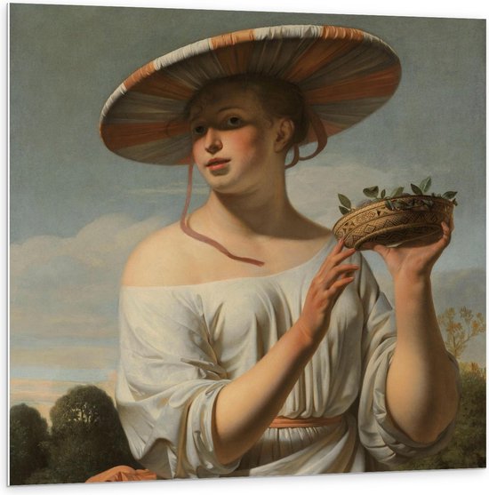 Forex - Oude meesters - Meisje met brede hoed, Caesar Boëtius van  Everdingen -... | bol.com