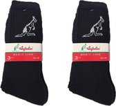 6 paar sportsokken sport socks Australian zwart  Maat 43-46