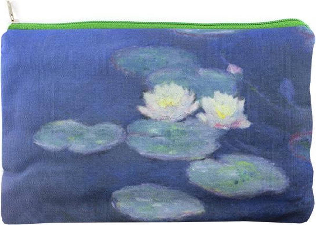 Lanzfeld Monet - Make-up tasje - Etui - Waterlelies bij avondlicht