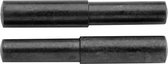 kettingponsstift 1/8 inch zwart 2 stuks