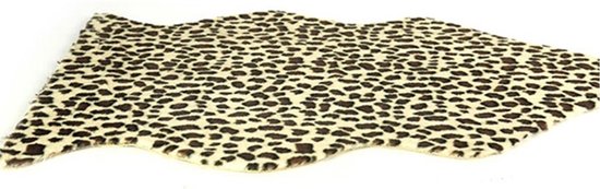 roekeloos stimuleren ik draag kleding Tapijt - Vloerkleed panterprint - Dierenprint kleed - 60 x 90 cm | bol.com