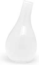 Design Bottle Pisa - Fidrio OPAL - glas, mondgeblazen - hoogte 18 cm