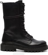 Ann Rocks Veterboots zwart - Maat 38