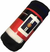 Manchester United Fleece Blanket Black/Blue