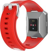 watchbands-shop.nl Siliconen bandje - Fitbit Ionic - Rood