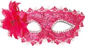 Fiestas Guirca Masker Flowers Dames Fuschsia One-size